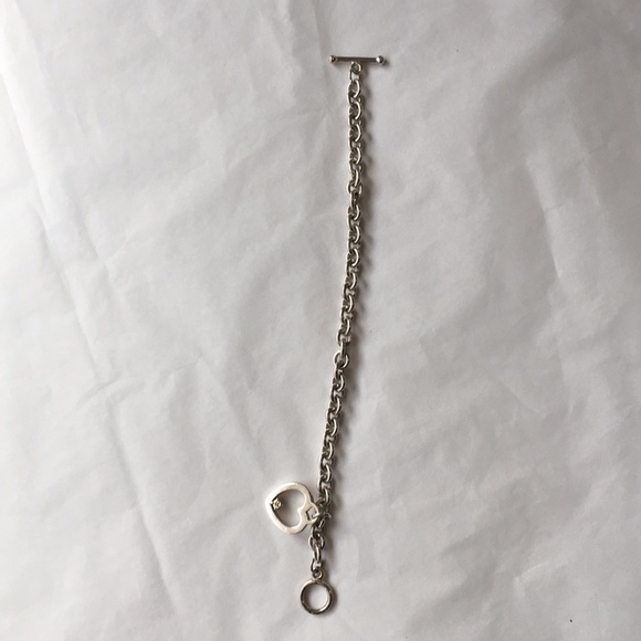 Sterling 925 heart bracelet…with small diamond - Picture 6 of 6